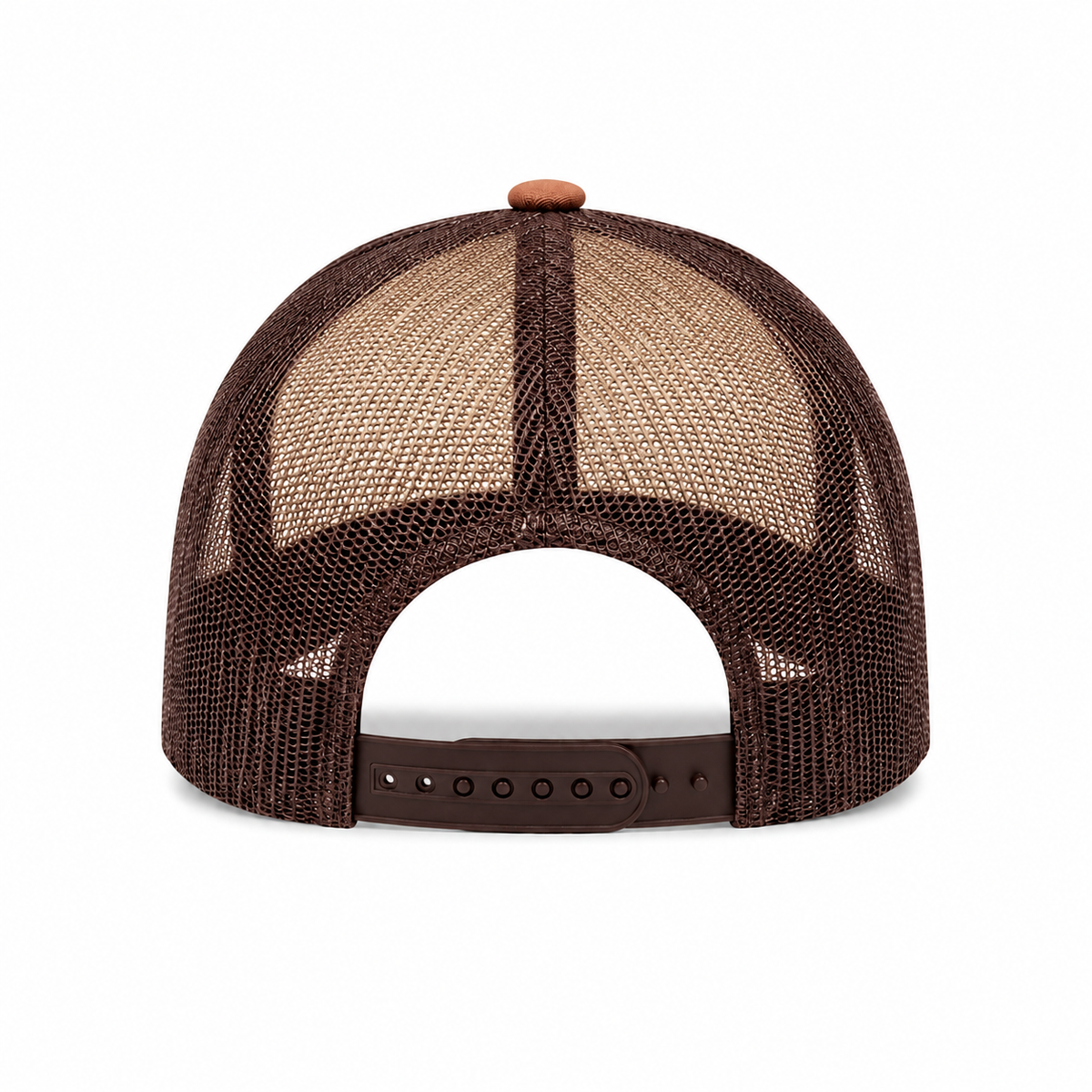 Ovis Trucker Cap Tan Rust — back view
