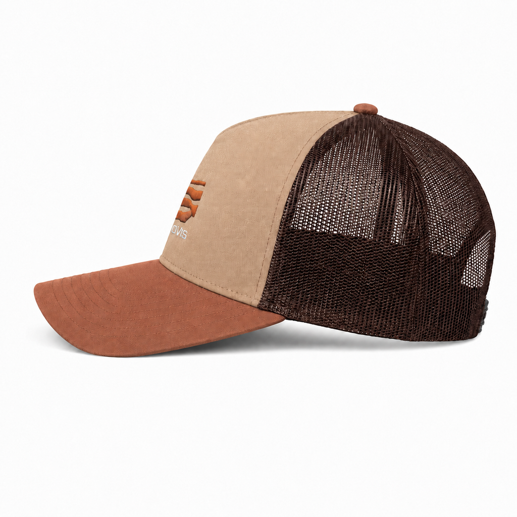 Ovis Trucker Cap Tan Rust — side view