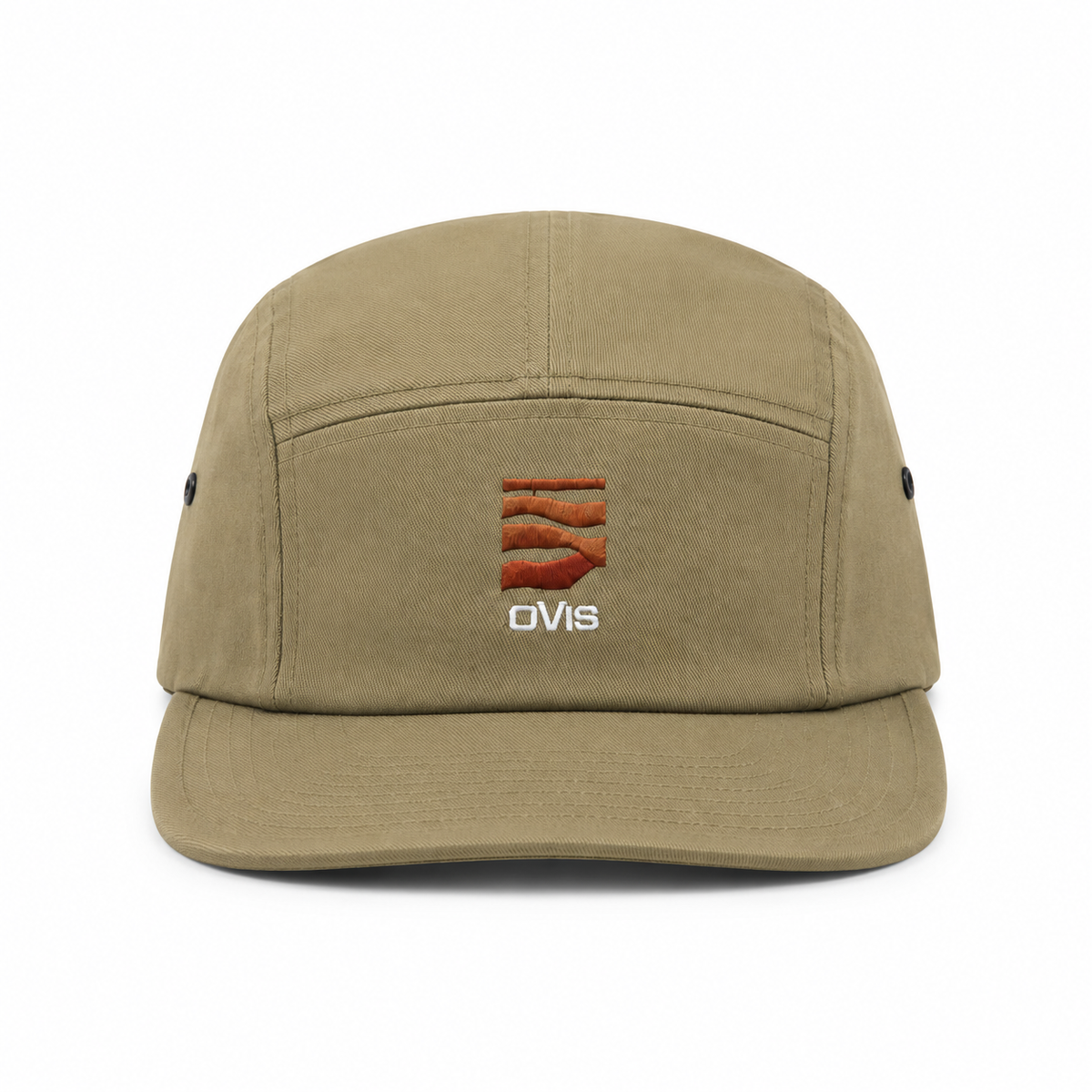 Ovis 5-Panel Cap Khaki front