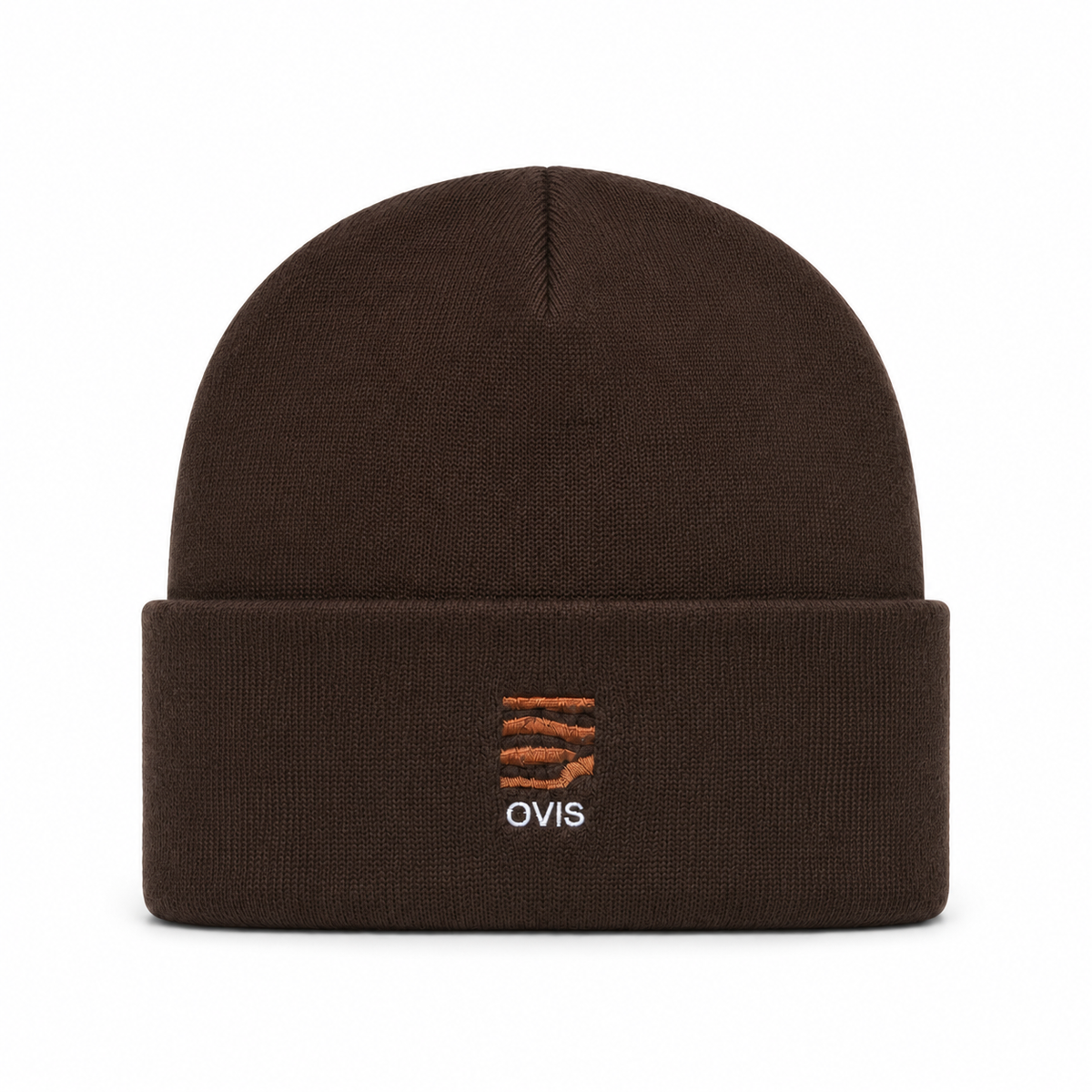 Ovis Beanie Dark Brown front