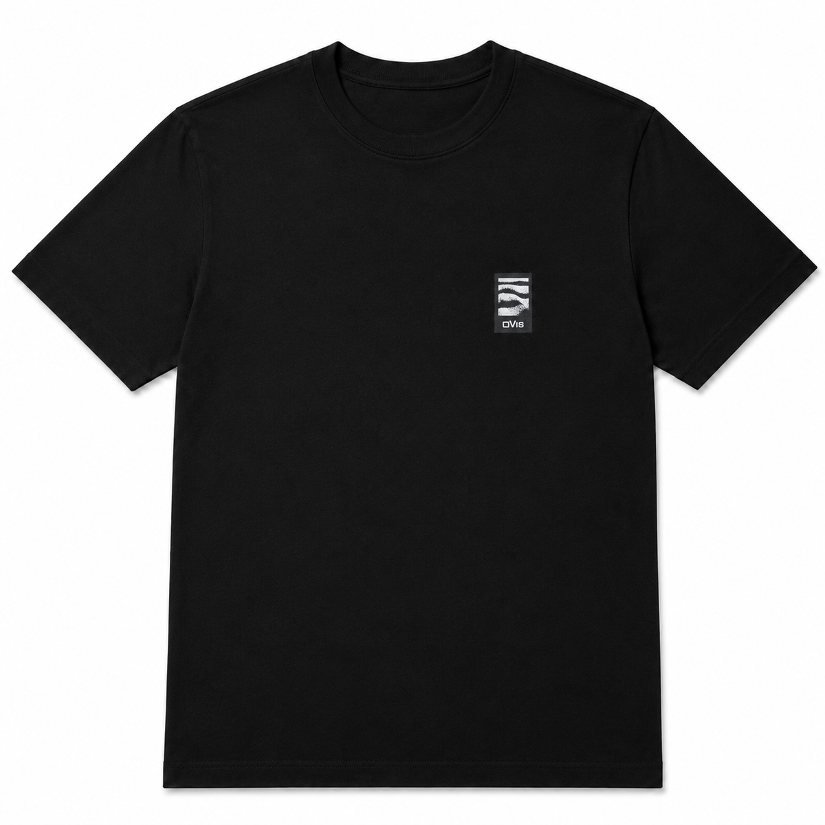 Ovis T-Shirt Black Back Print — front