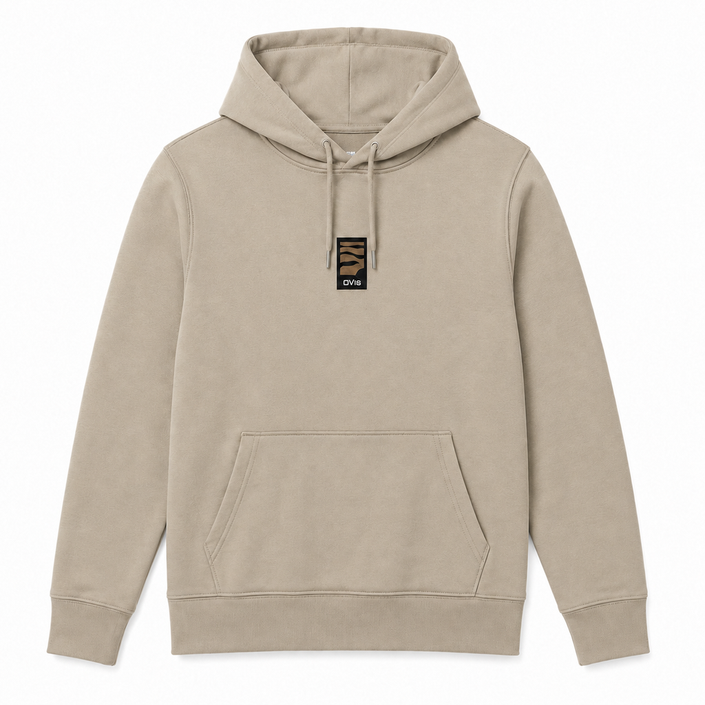 Ovis Hoodie Sand front